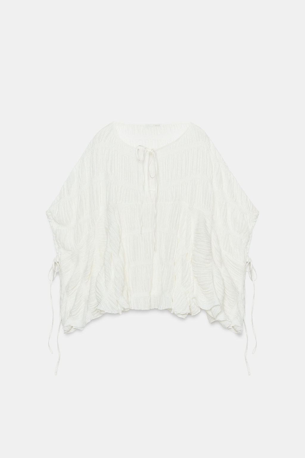 TOP CAPA TEXTURA / Blanco - Zara фото 7