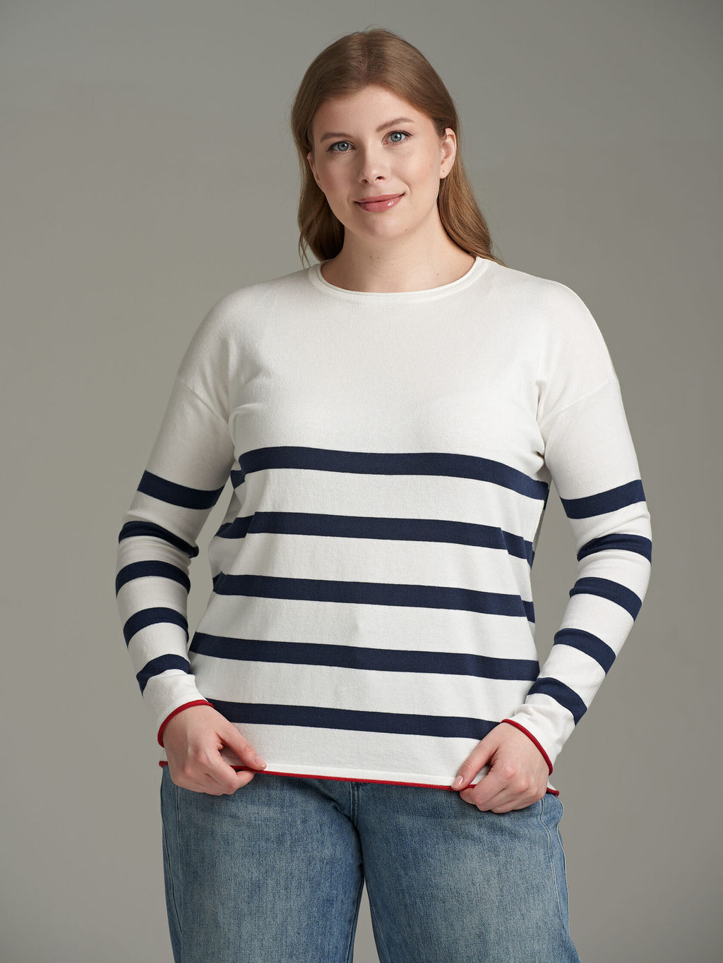ДЖЕМПЕР OVERSIZE ИЗ НАТУРАЛЬНОЙ ПРЯЖИ