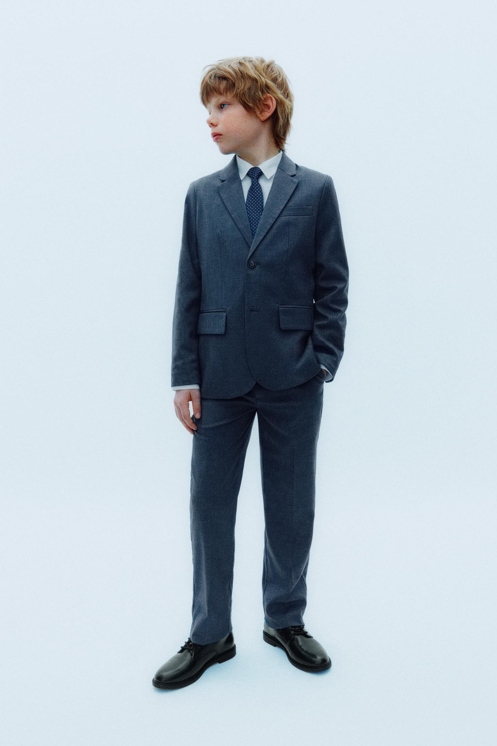 TEXTURED SUIT TROUSERS - Zara фото 5