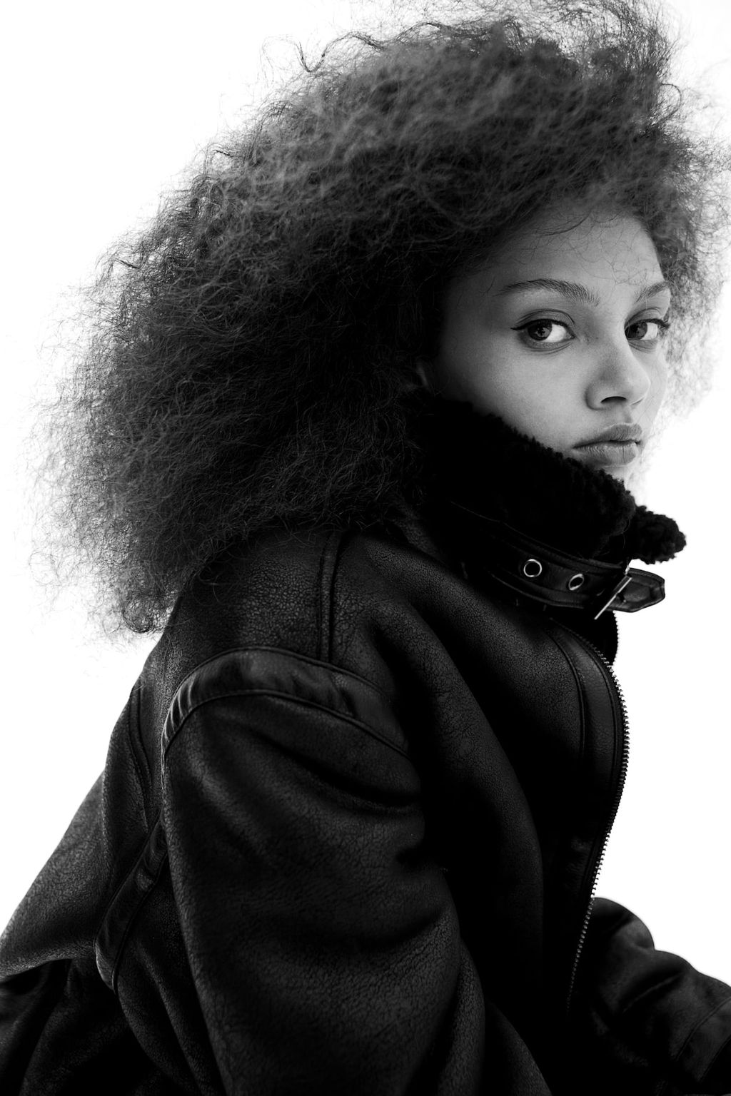 Teddy-lined aviator jacket - H&m фото 4