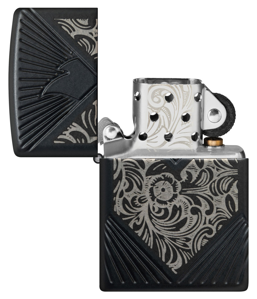 ЗажигалкаZIPPO Armor® Коллекционная с черным матовым покрытием | Collectible of the Year 46025