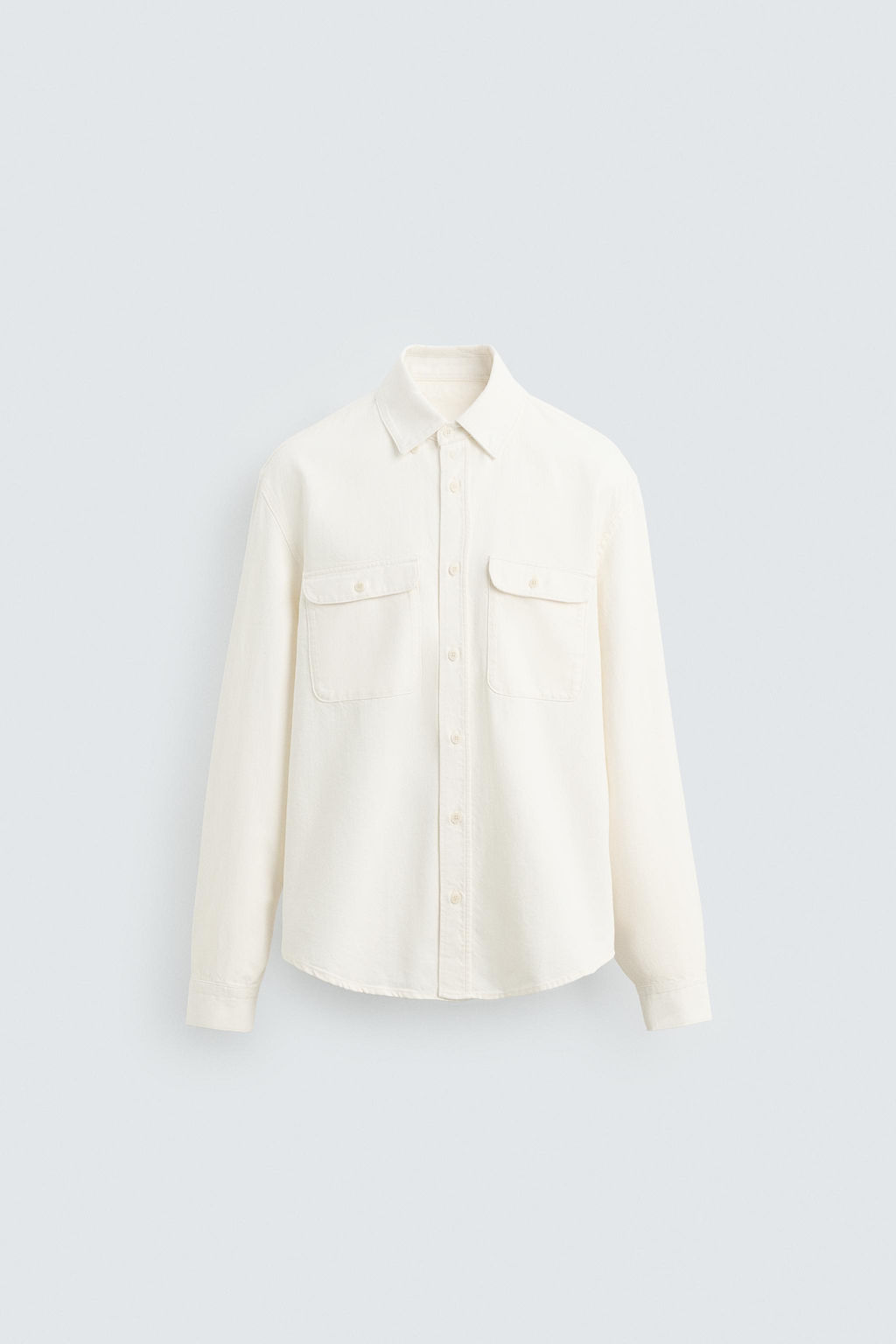 DENIM OVERSHIRT - Zara фото 7