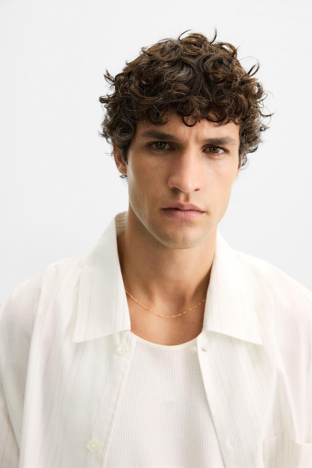 STRIPED TEXTURED SHIRT - Zara фото 7