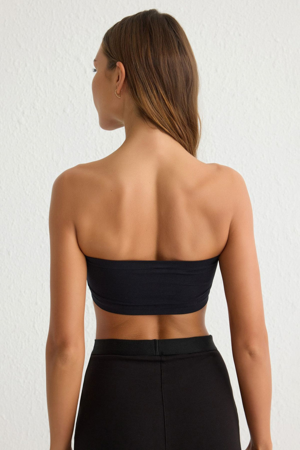 TRENDYOLMILLA Siyah-Ten 2li Seamless/Dikissiz Balensiz Kapl? Bandeu Orme Sutyen THMSS25SU00010 фото 15