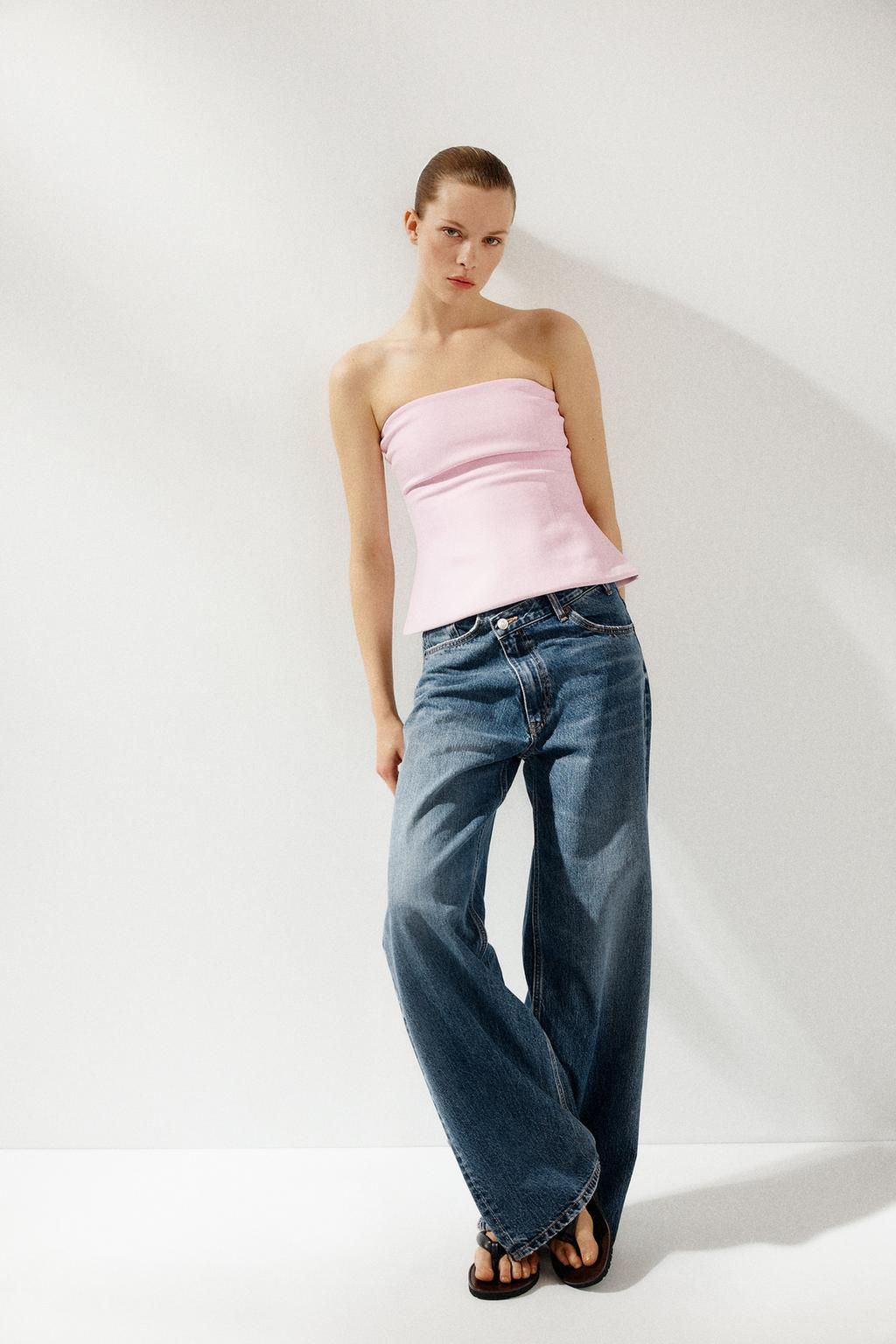 INTERLOCK BANDEAU TOP - Zara фото 34