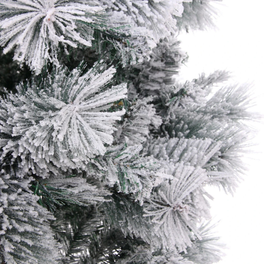 Елка "Зимняя метель" 120 см, ПВХ+леска с белым напылением (248 веток)