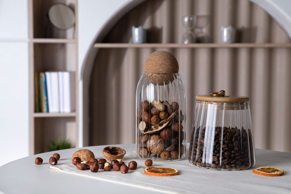Посуда стеклянная "Stilerra home" PFH-039 Банка для хранения 740 мл . .