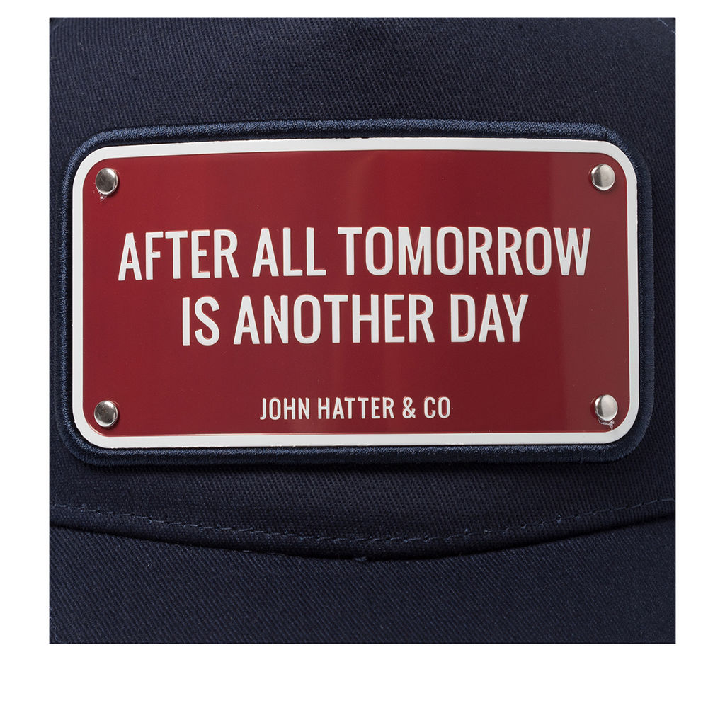 Бейсболка JOHN HATTER арт. 1-1038-U00 After All Tomorrow Is Another Day (темно-синий)  фото 4