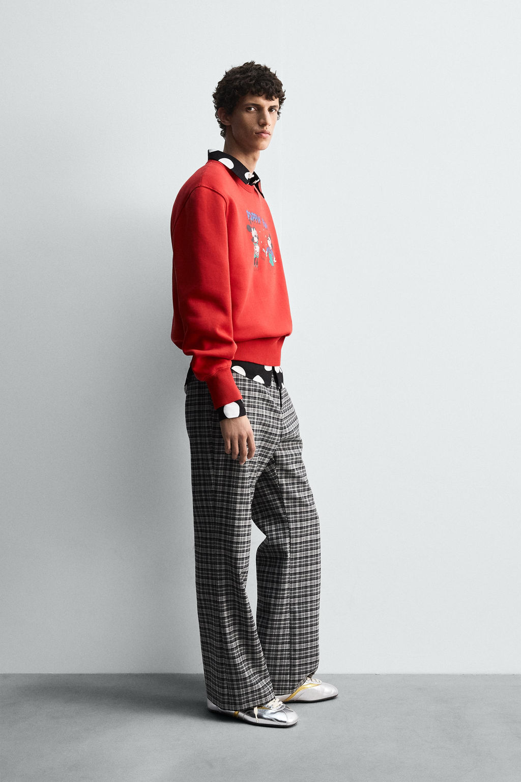 MINNIE + MICKEY SWEATSHIRT HARRY LAMBERT FOR ZARA X DISNEY  фото 4