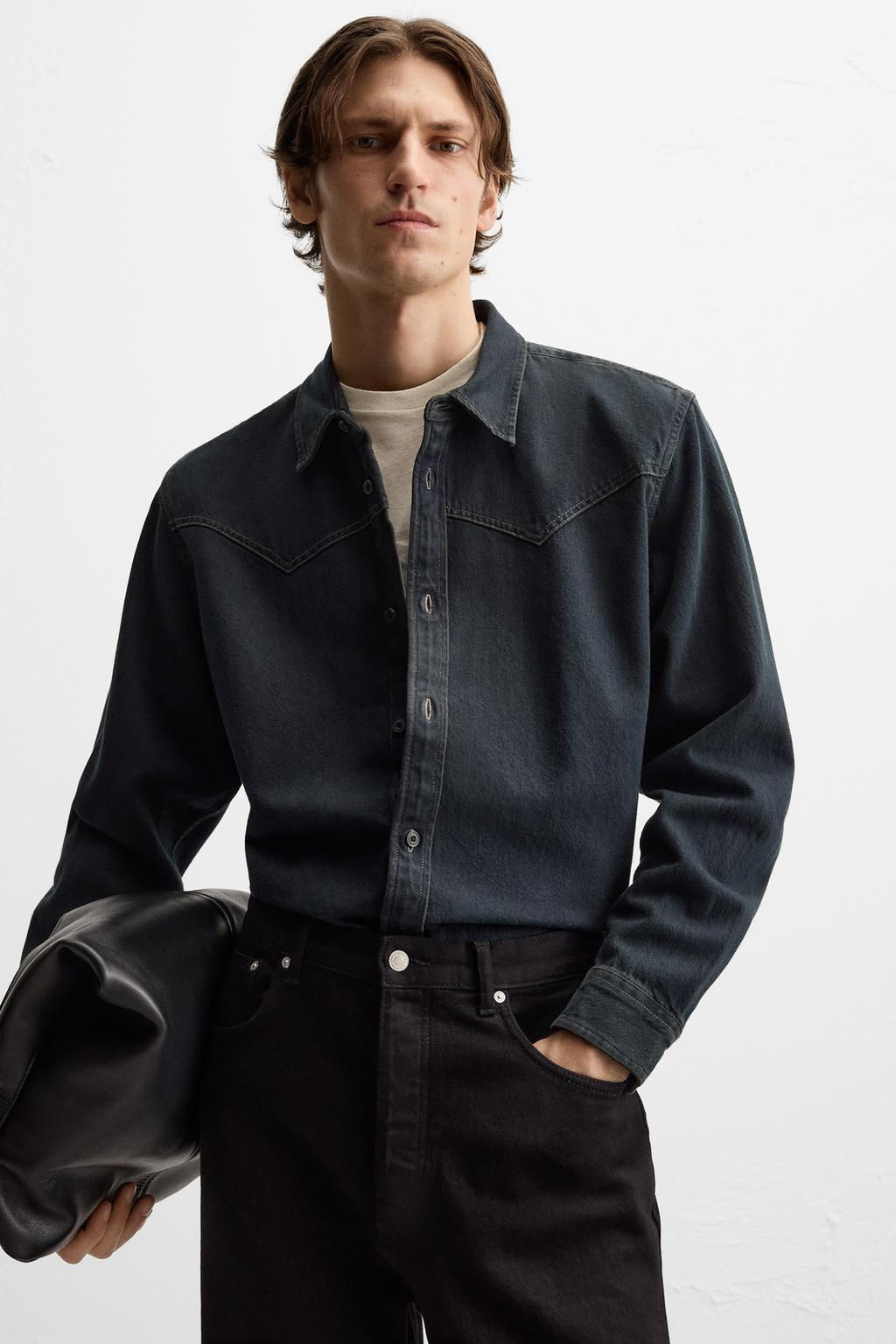 WESTERN DENIM SHIRT - Zara фото 5
