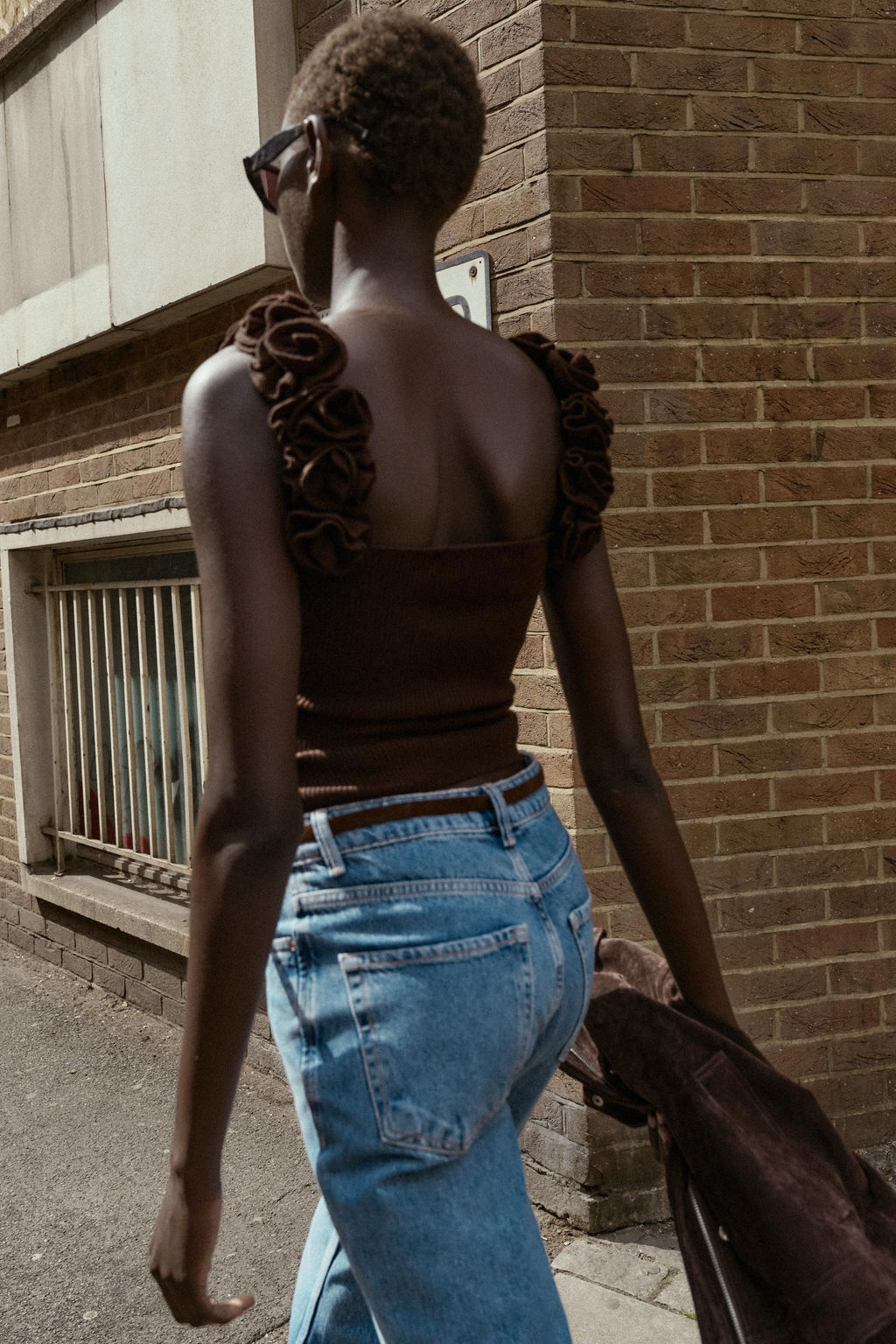 KNIT TOP WITH FLORAL STRAPS - Zara фото 3