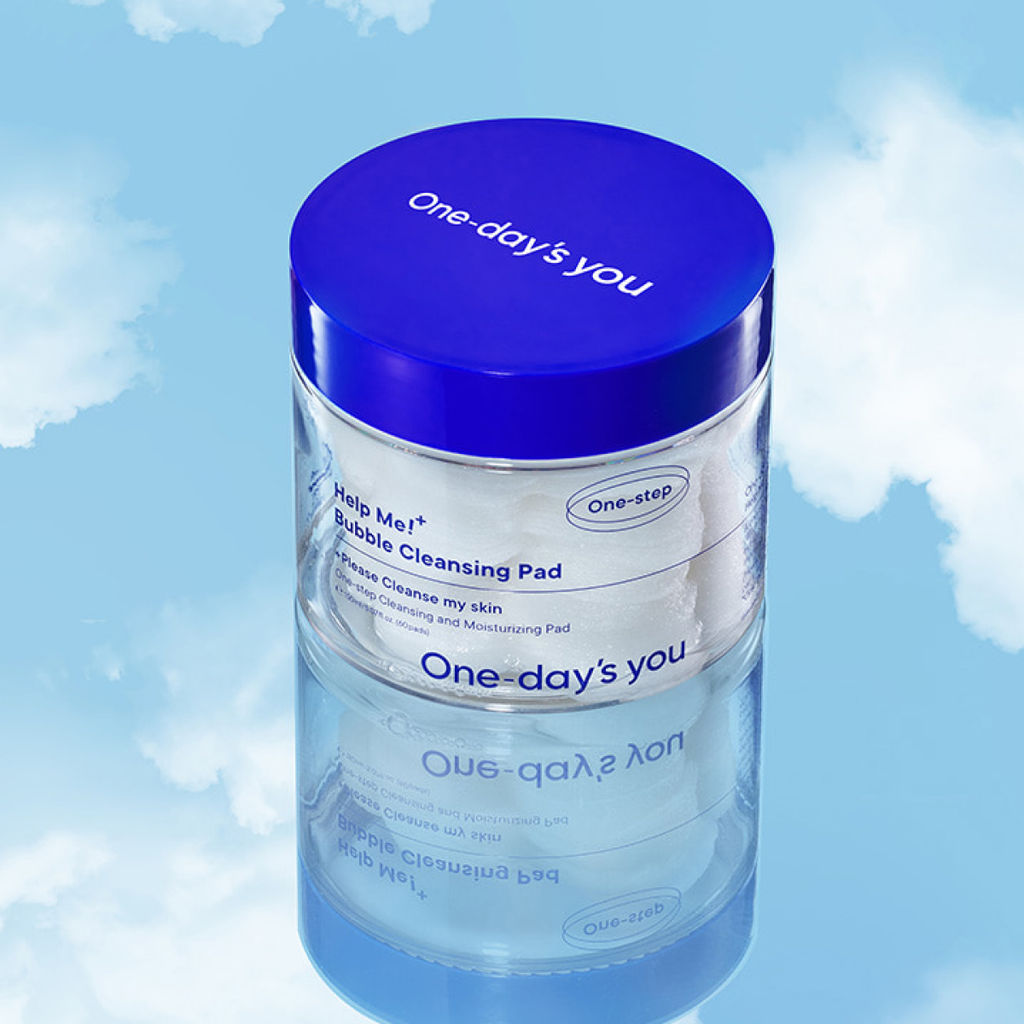 One-days you Очищающие пузырьковые пэды для лица / Help Me Bubble Cleansing Pad, 60 шт.