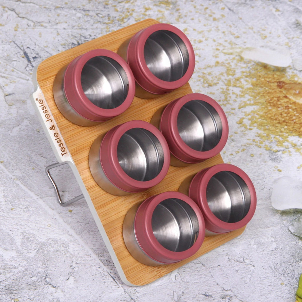 Набор емкостей для специй "Olala" 6шт на подставке 23*16.5см