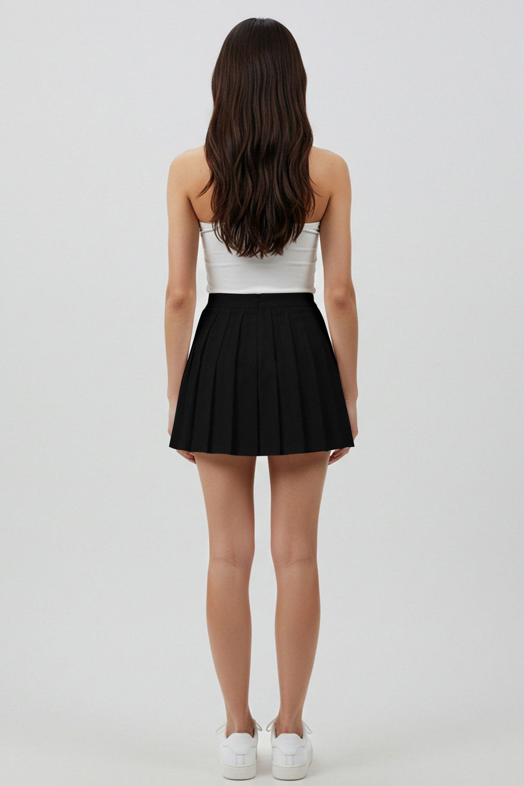 TRENDYOLMILLA Beyaz Pileli Mini Dokuma Etek TWOAW21ET0111 фото 14