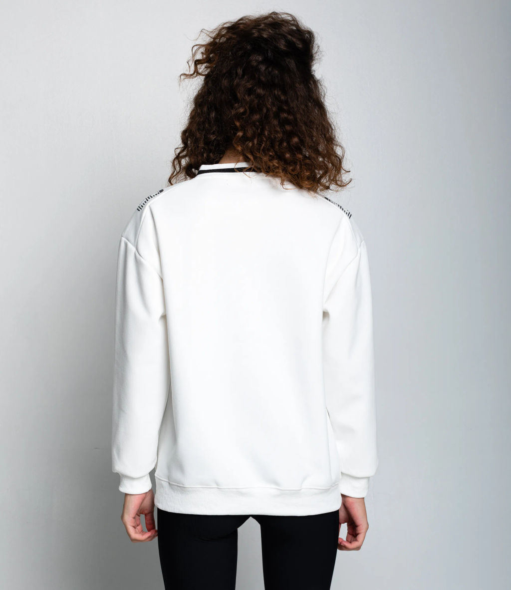 Свитшот #КТ028 (3), белый