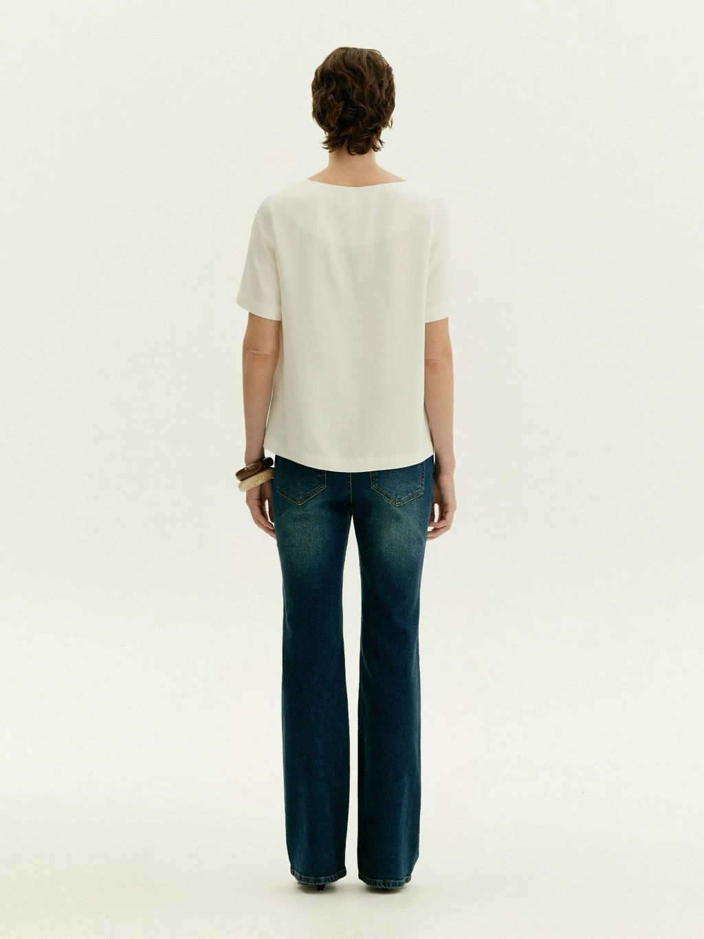 Блузка из 100% вискозы с вырезом, B3240/joel - Emka фото 5