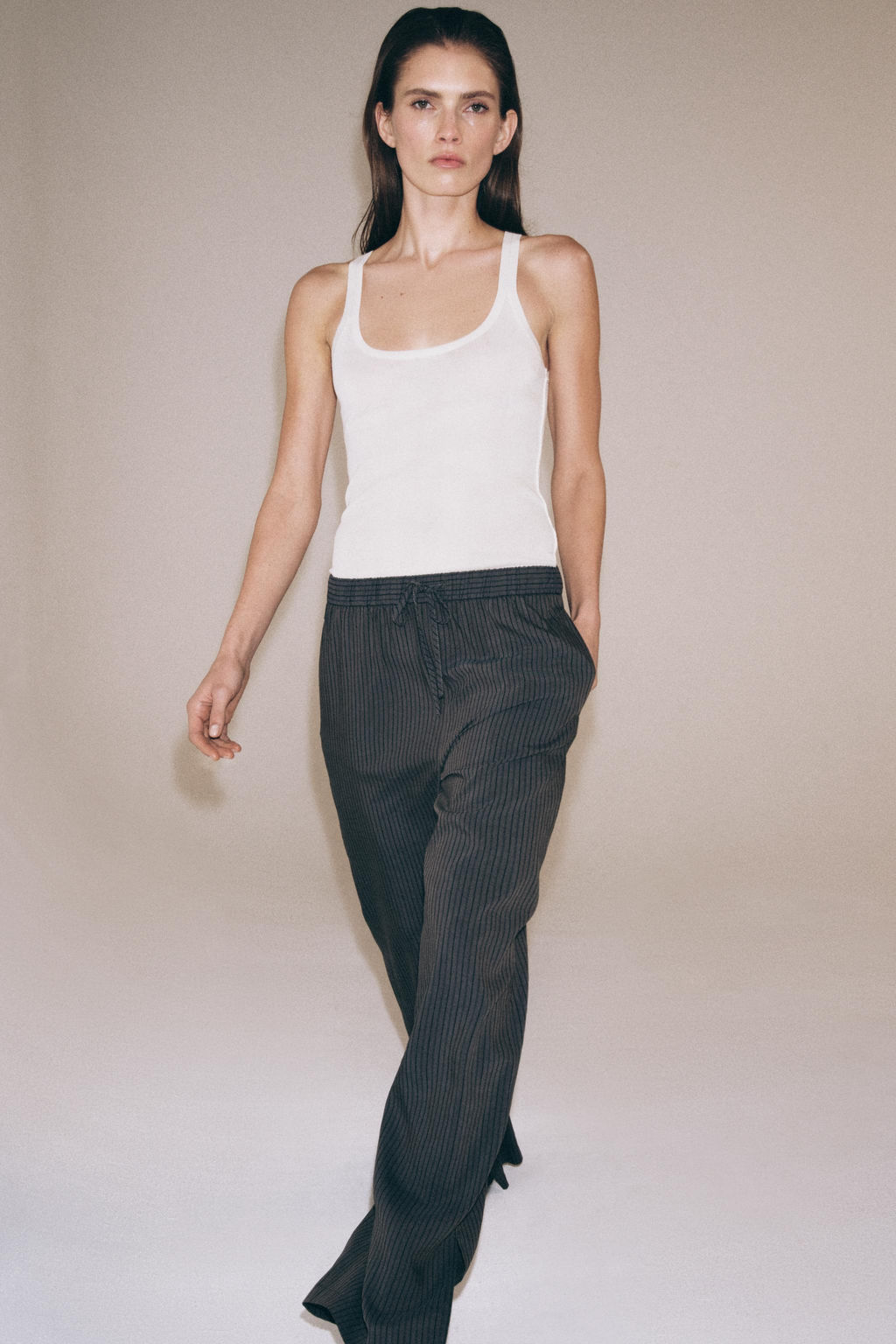 PANTAL?N PIJAMERO RAYAS ZW COLLECTION / Gris