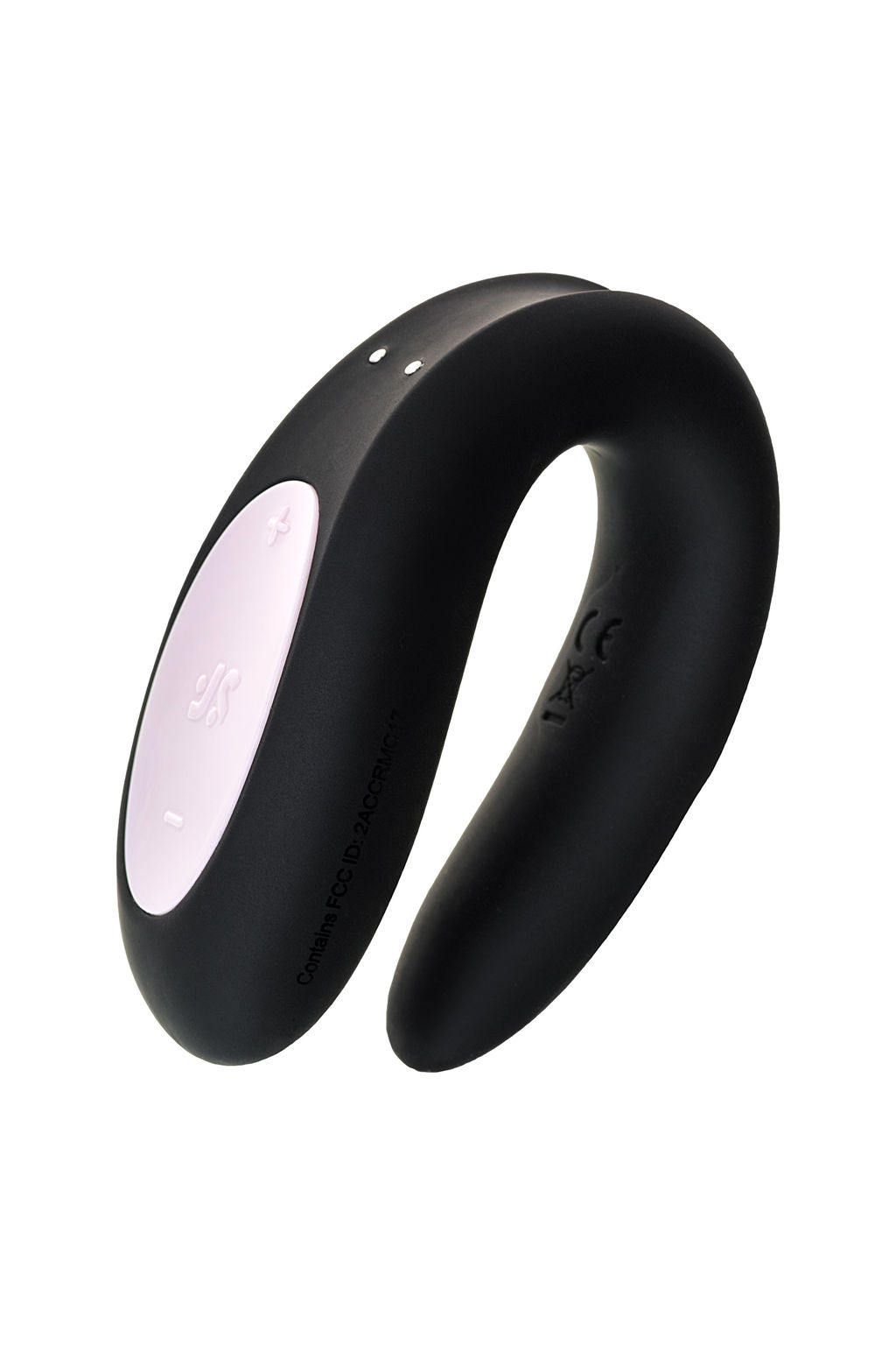 Многофункциональный стимулятор для пар Satisfyer Partner Double Joy, силикон, чёрный, 18 см. фото 2