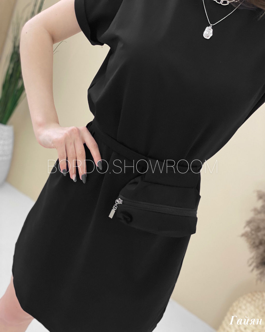 Платье Гайян (черный) - Nadi bordo фото 2