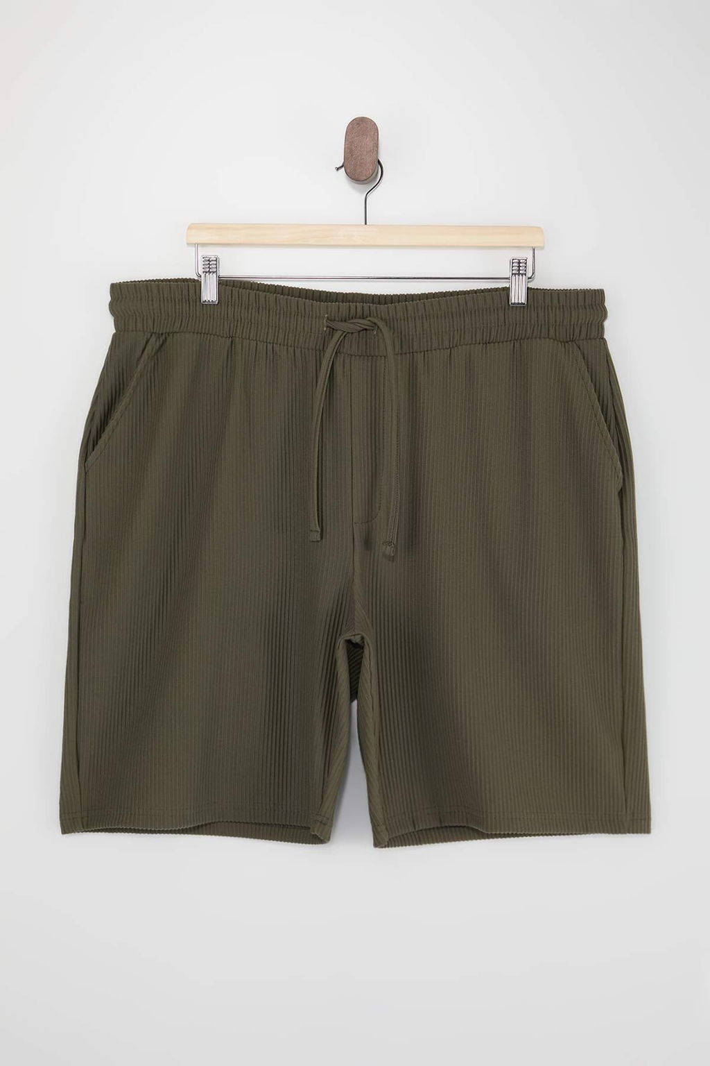 Haki Oversize/Genis Kesim Dokulu K?r?smaz Ottoman Sort TMNSS25AP00001