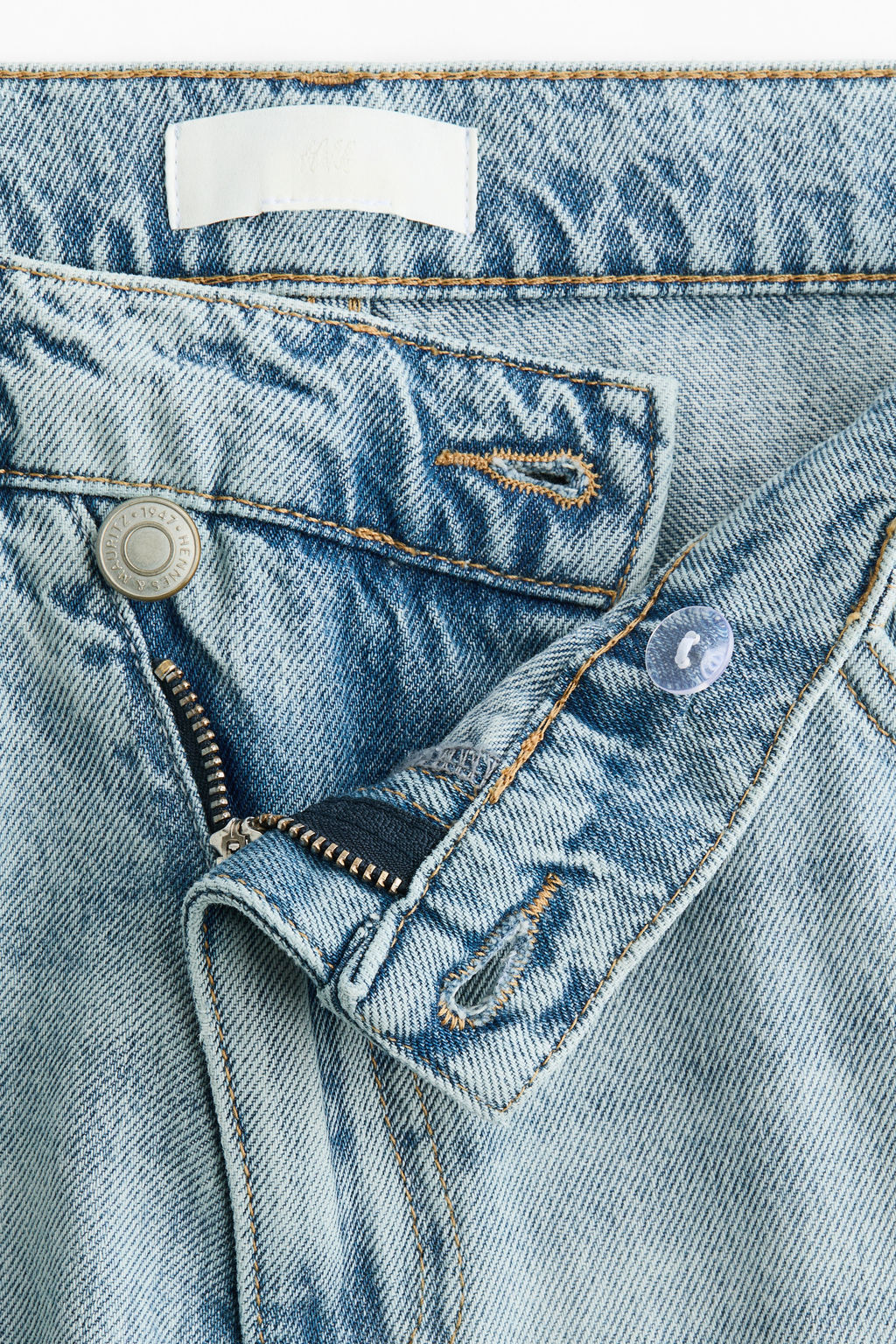 Straight Leg High Waist Jeans - H&m фото 6