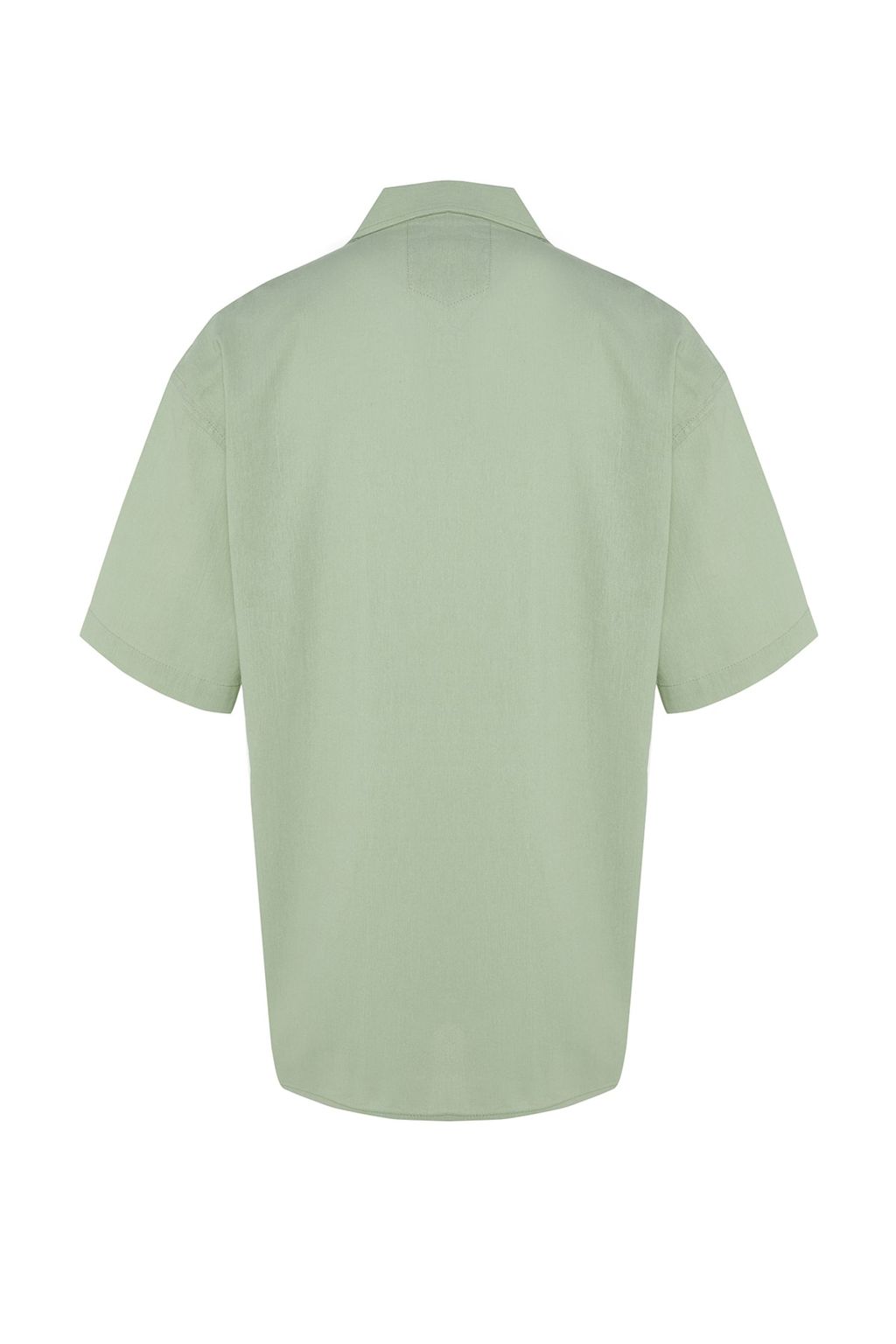 TRENDYOL MAN Yesil Oversize Fit Yazl?k Pamuklu Gomlek TMNSS23GO00080 - Trendyolmilla фото 15