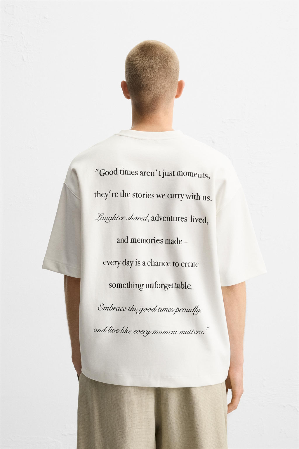 EMBROIDERED SLOGAN SWEATSHIRT - Zara фото 3