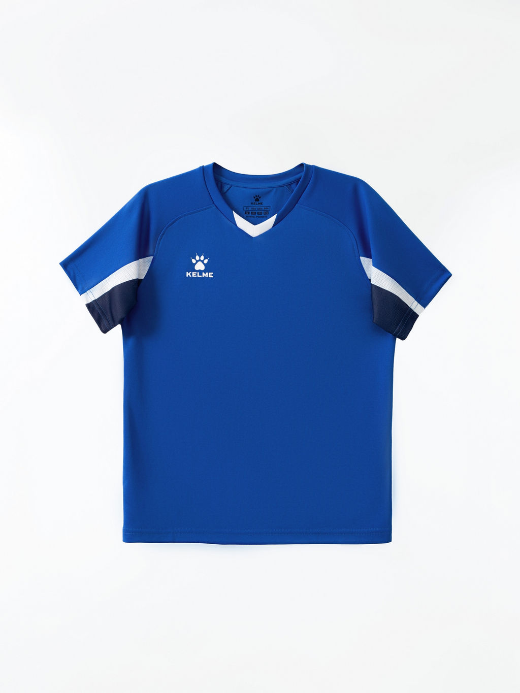 Детская футбольная форма KELME Short-Sleeved Football Suit (Blue/Dark Blue)
