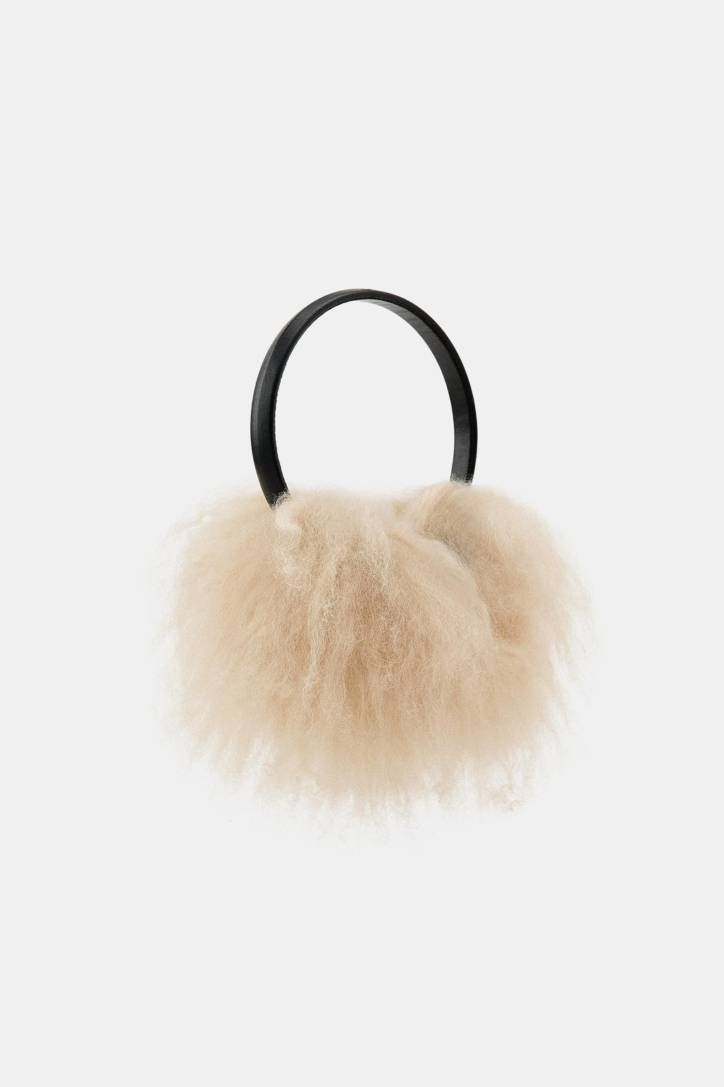 SHEEPSKIN LEATHER EARMUFFS - Zara фото 3