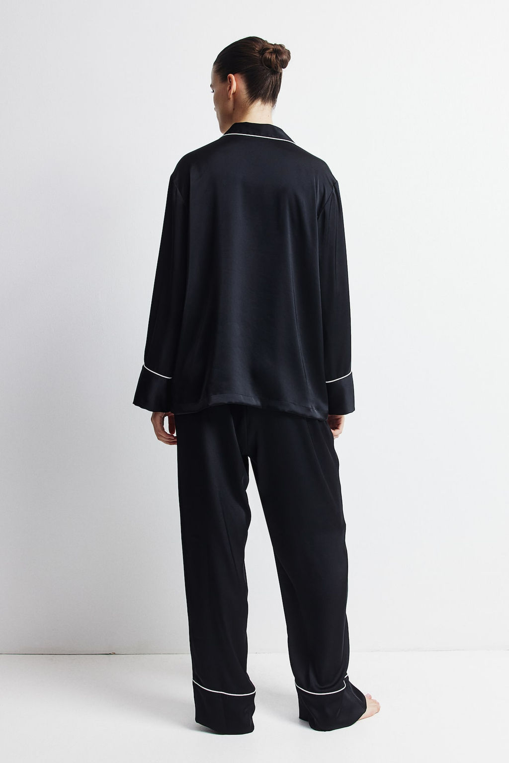 MAMA Pijama de saten Before & After - H&m фото 4