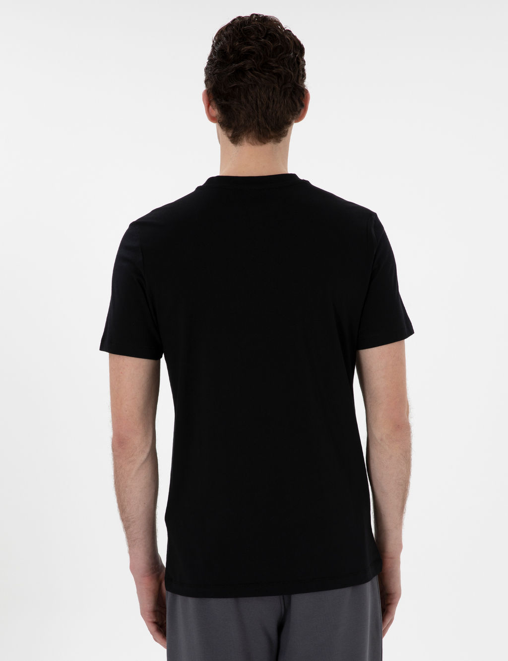 Siyah Regular Fit Ti__rt