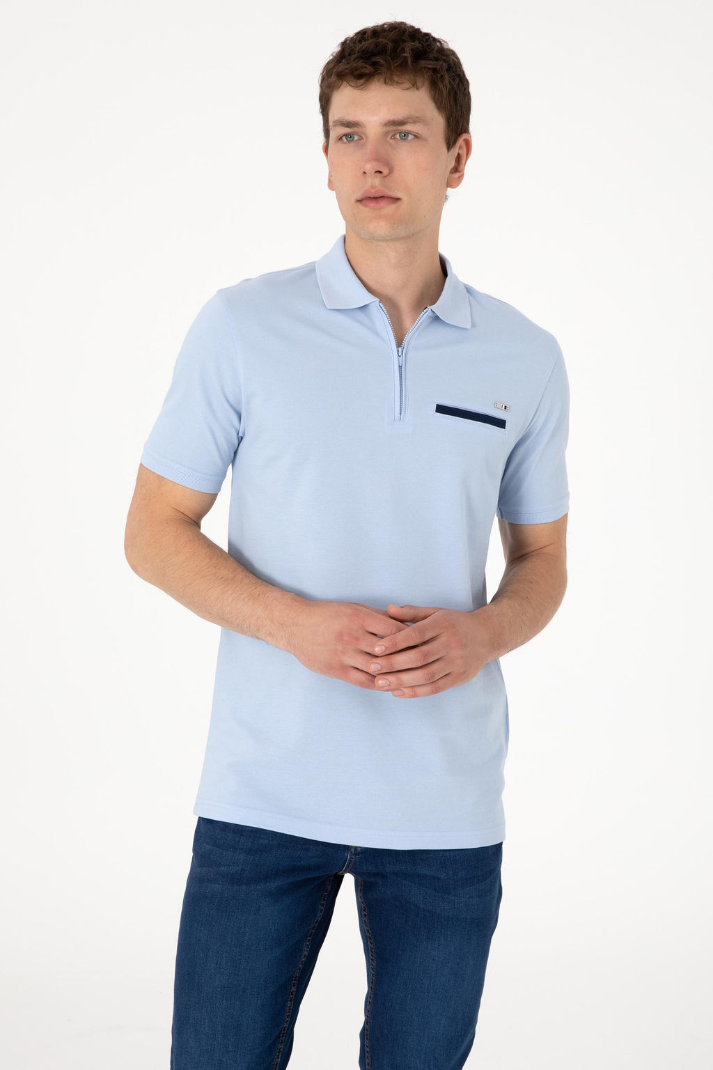 Erkek A__k Mavi Ti__rt Sepette S_rpriz _ndirim - U.s. polo assn фото 3