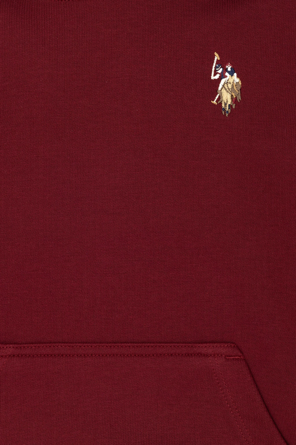 U. S. Polo Assn Детская бордовая толстовка с капюшоном - U.s. polo assn фото 3