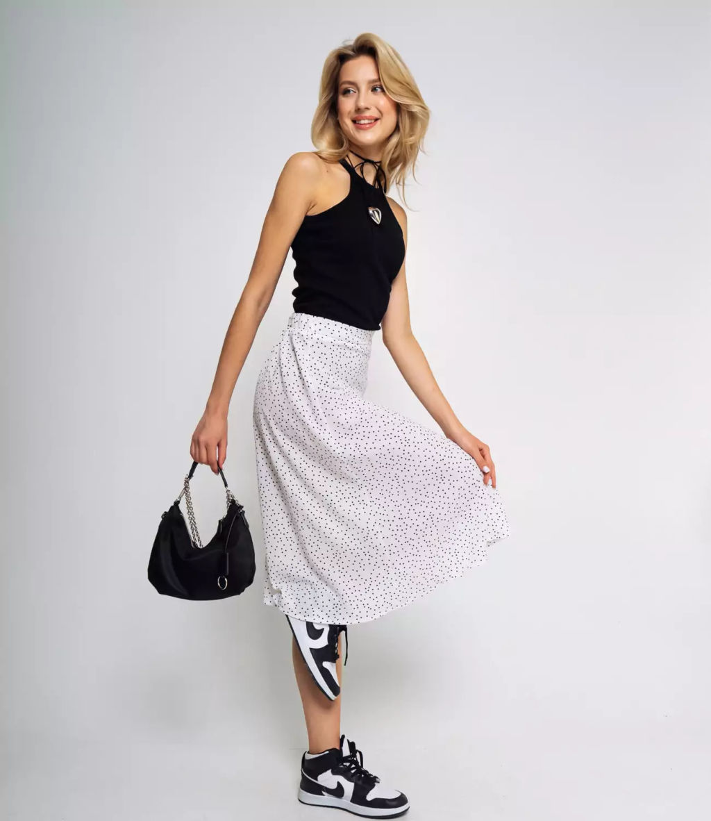 Юбка #БШ2250-1, белый