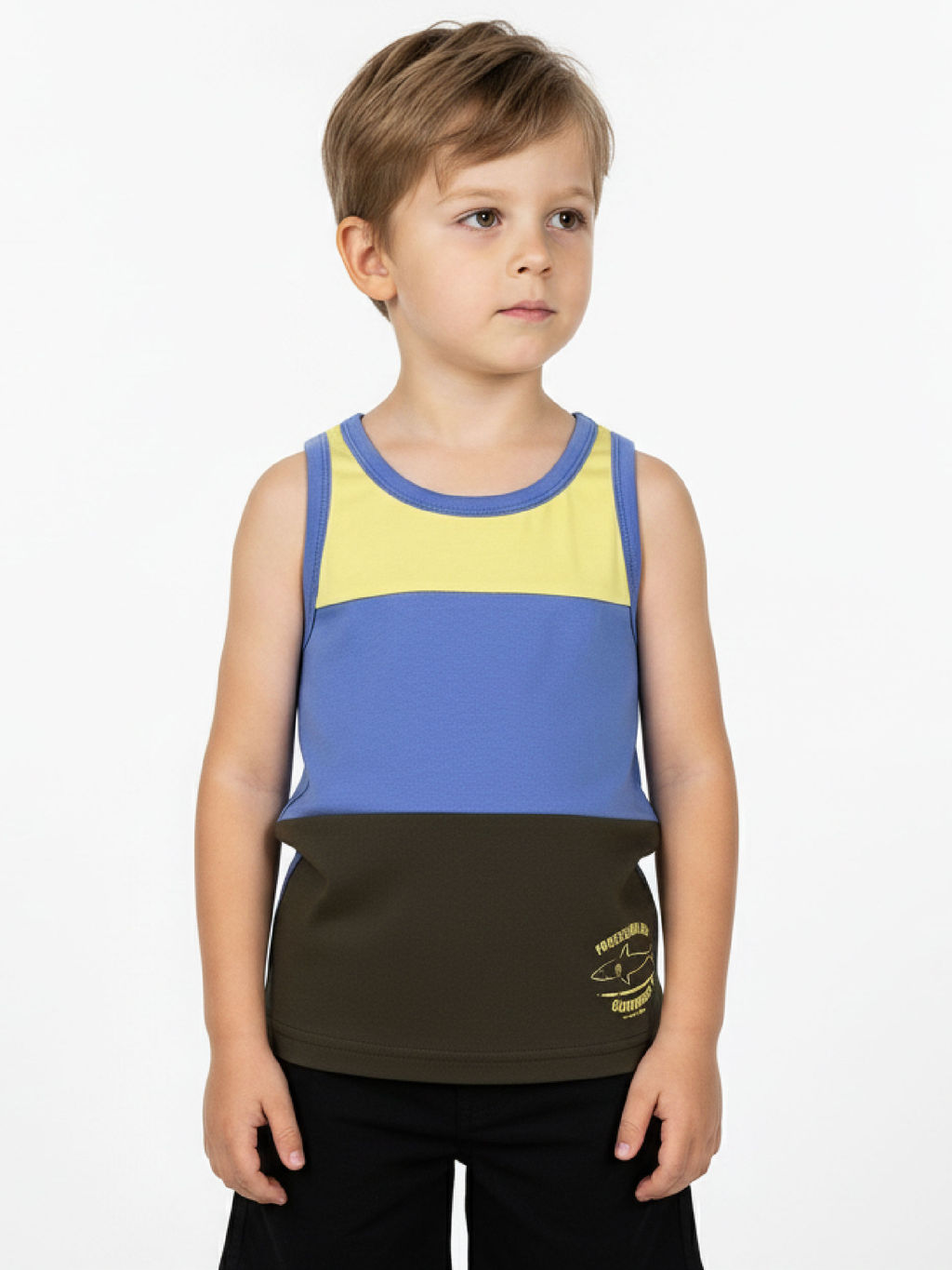 Майка-борцовка UD 0723 синий - Mini maxi фото 4