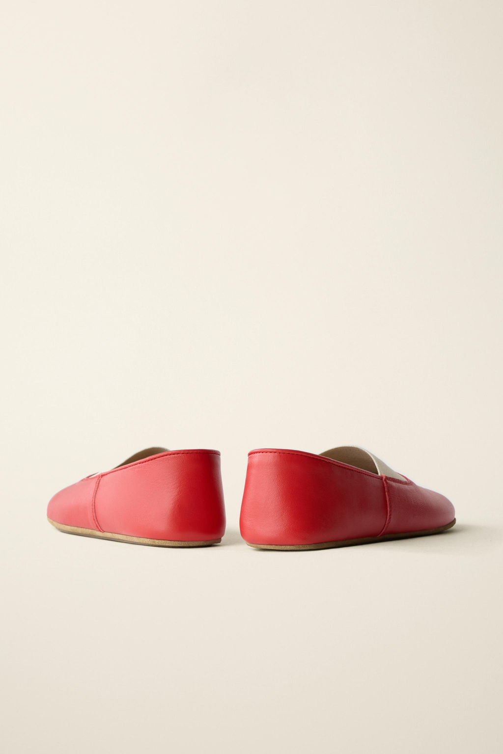 BAILARINA PIEL CREATED BY CARAMEL LONDON X ZARA / Rojo  фото 8