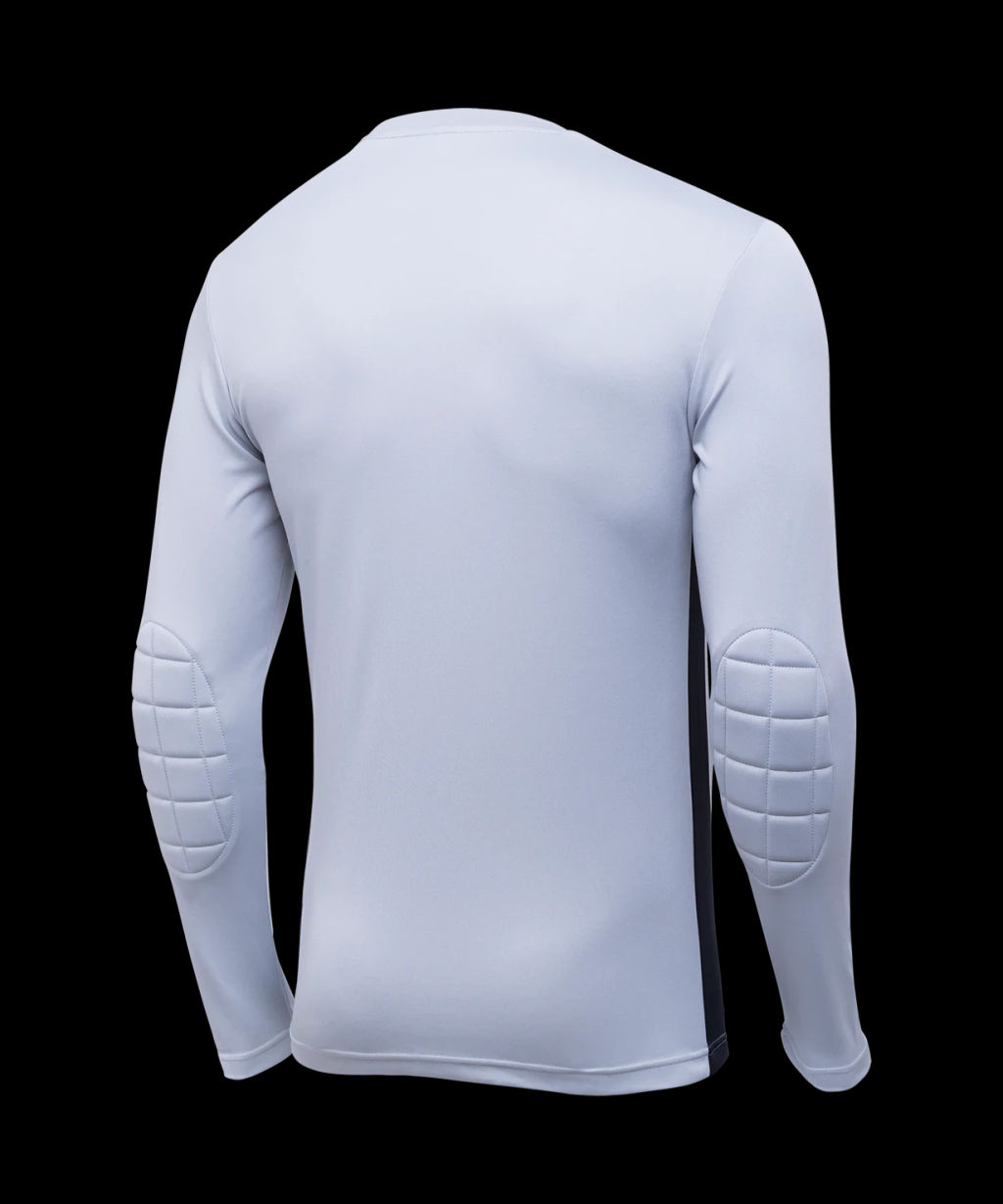 Футболка вратарская JOGEL CAMP GK Padded LS, серый/черный/белый, детский