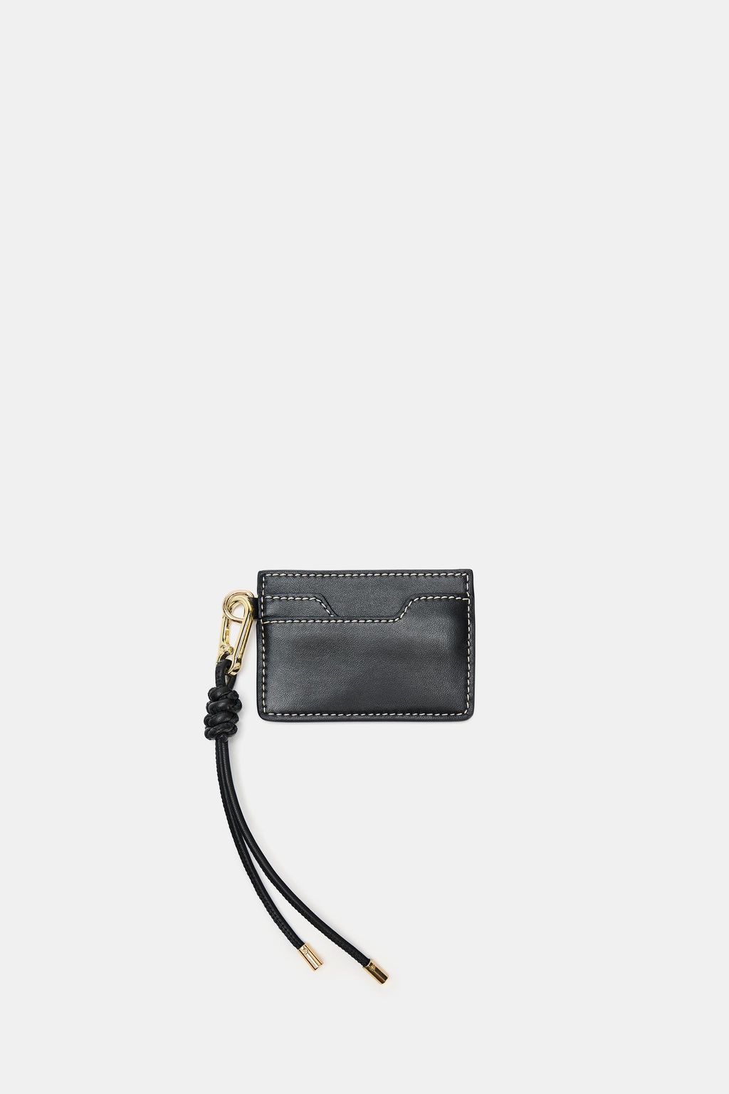 CARTERA TARJETERO PIEL / Negro - Zara фото 3