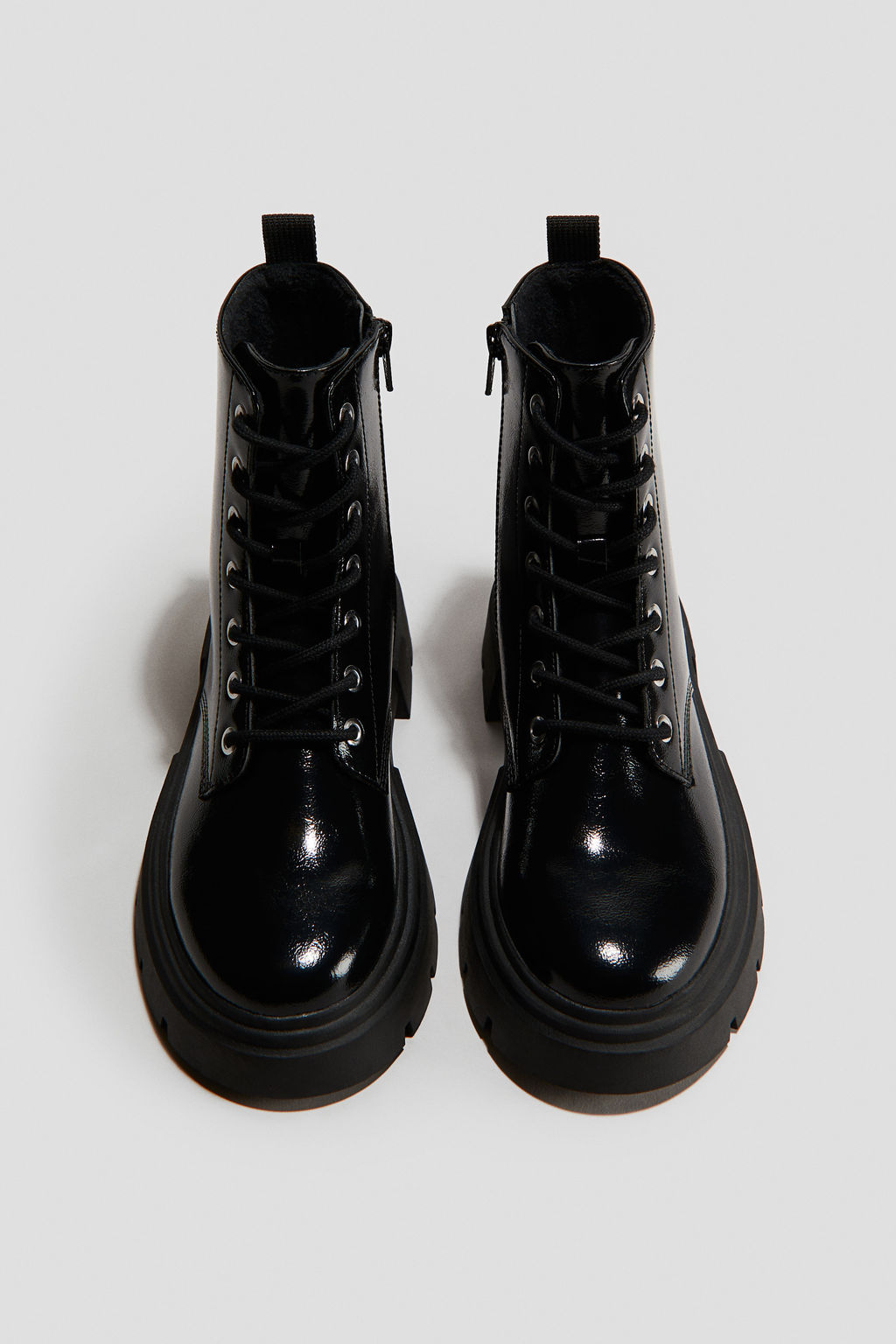 Botas de suela gruesa con cordones - H&m фото 2