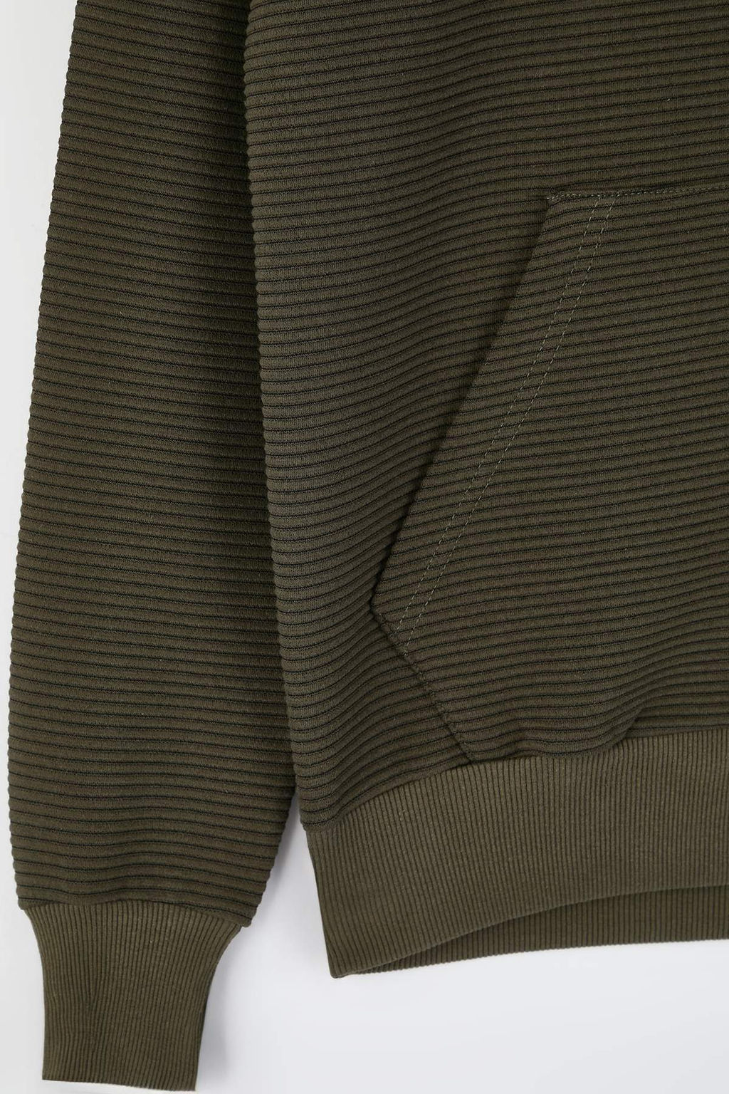 Siyah Regular/Normal Kesim Fermuarl? Kapusonlu Dokulu Sweatshirt TMNAW26SW00067 - Trendyolmilla фото 8