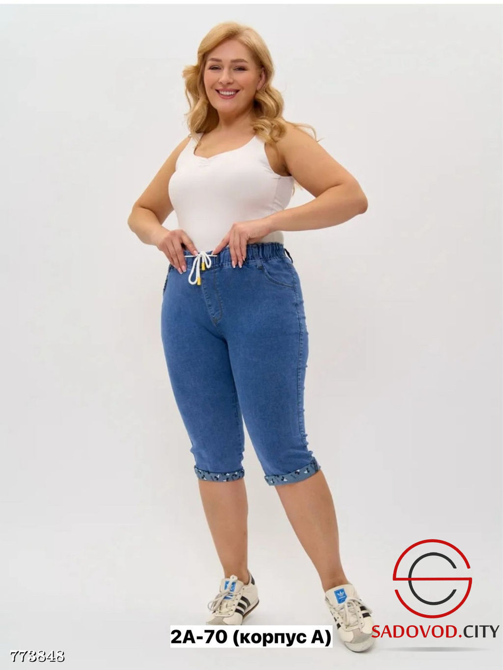 Капри джинсовые женские - Bruno фото 12