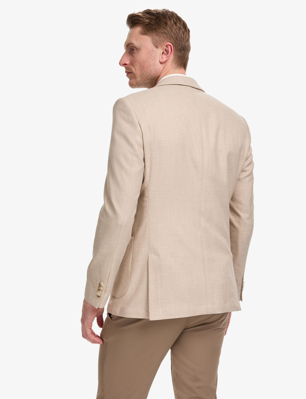 A__k Kahverengi Ex. Slim Fit %100 Pamuk Ceket