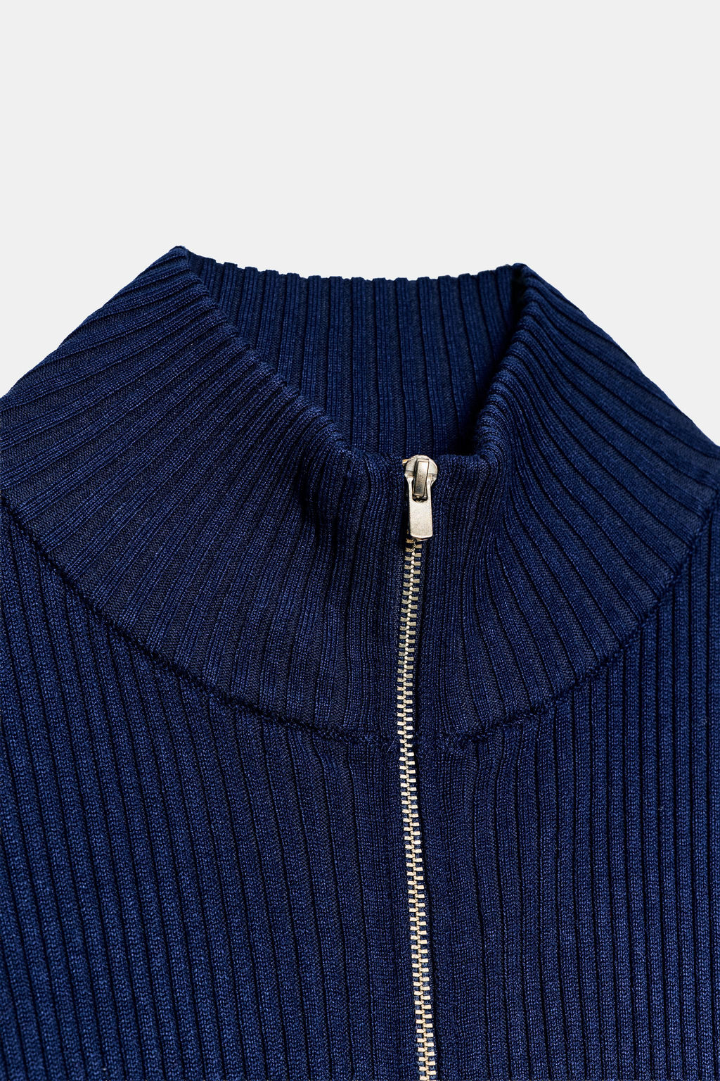 CHAQUETA PUNTO RIB / Azul?n - Zara фото 8