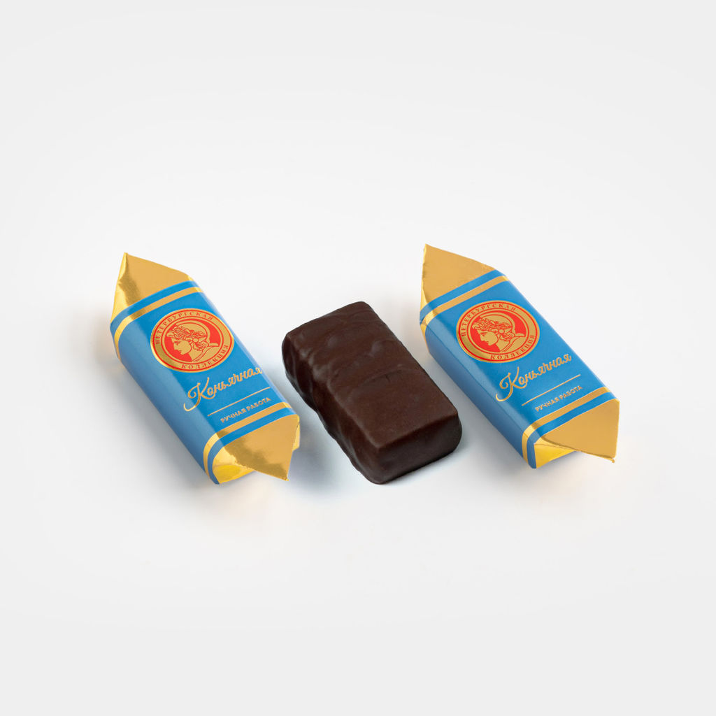 Шоколадно-коньячные конфеты, 160 г - Петербургская коллекция фото 2