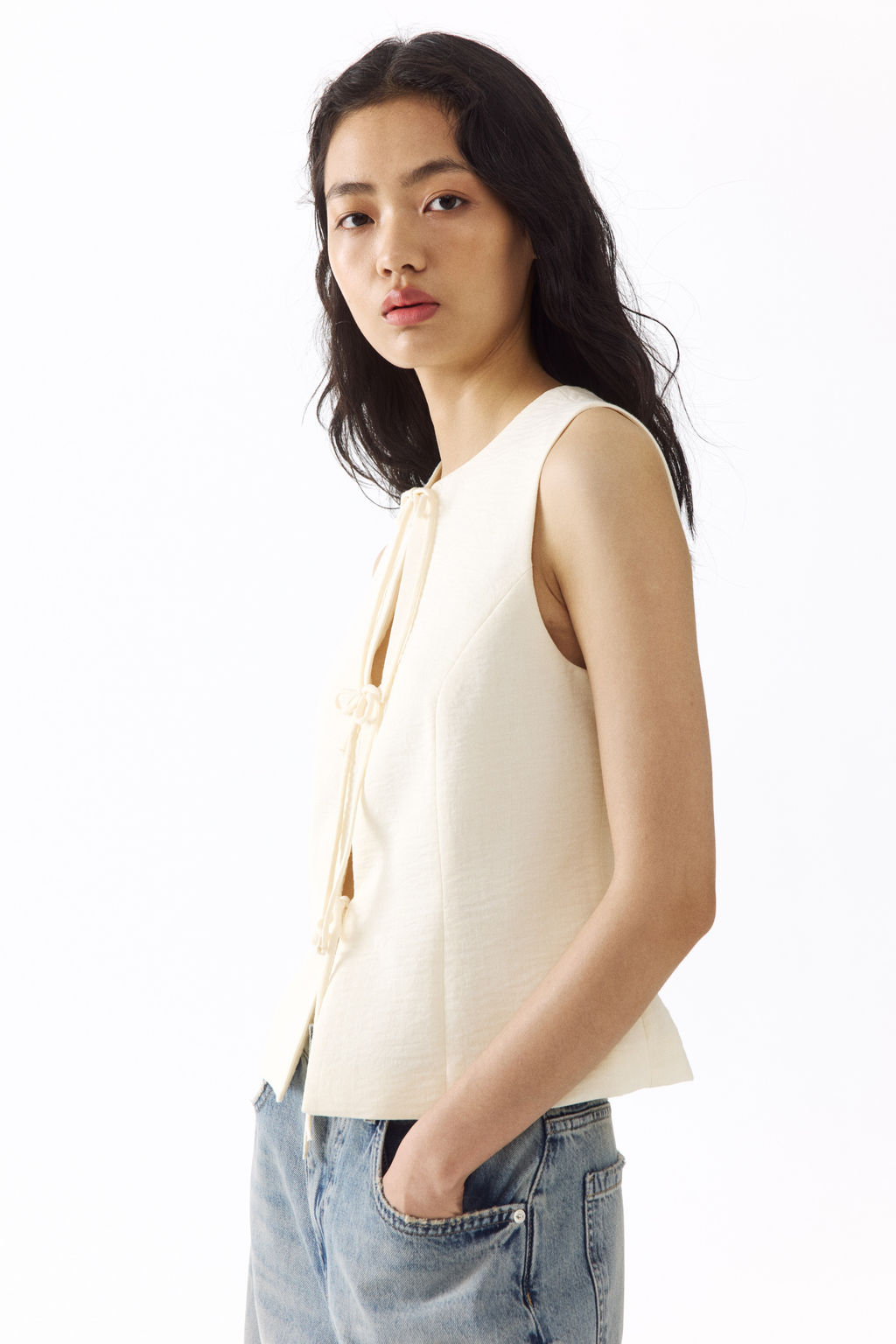 Chaleco con lazadas - H&m фото 4