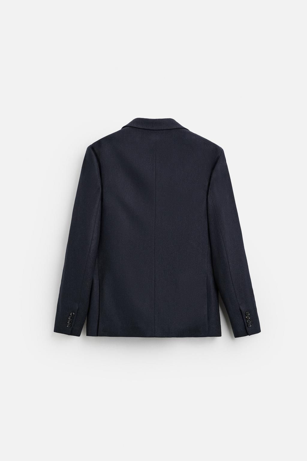 TEXTURED SUIT BLAZER - Zara фото 7