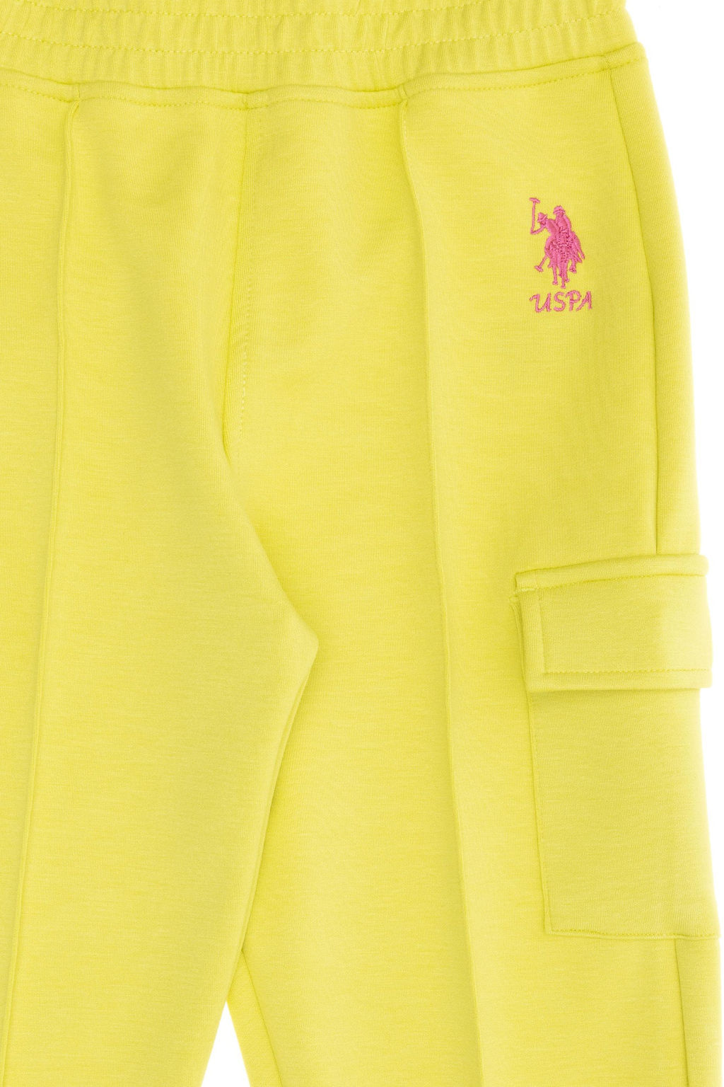Девушка в неоново-желтых спортивных штанах - U.s. polo assn фото 4