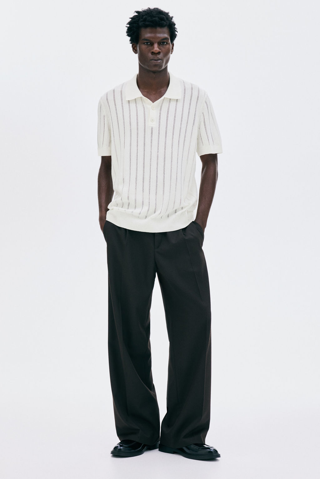 Polo con textura Regular Fit - H&m фото 6