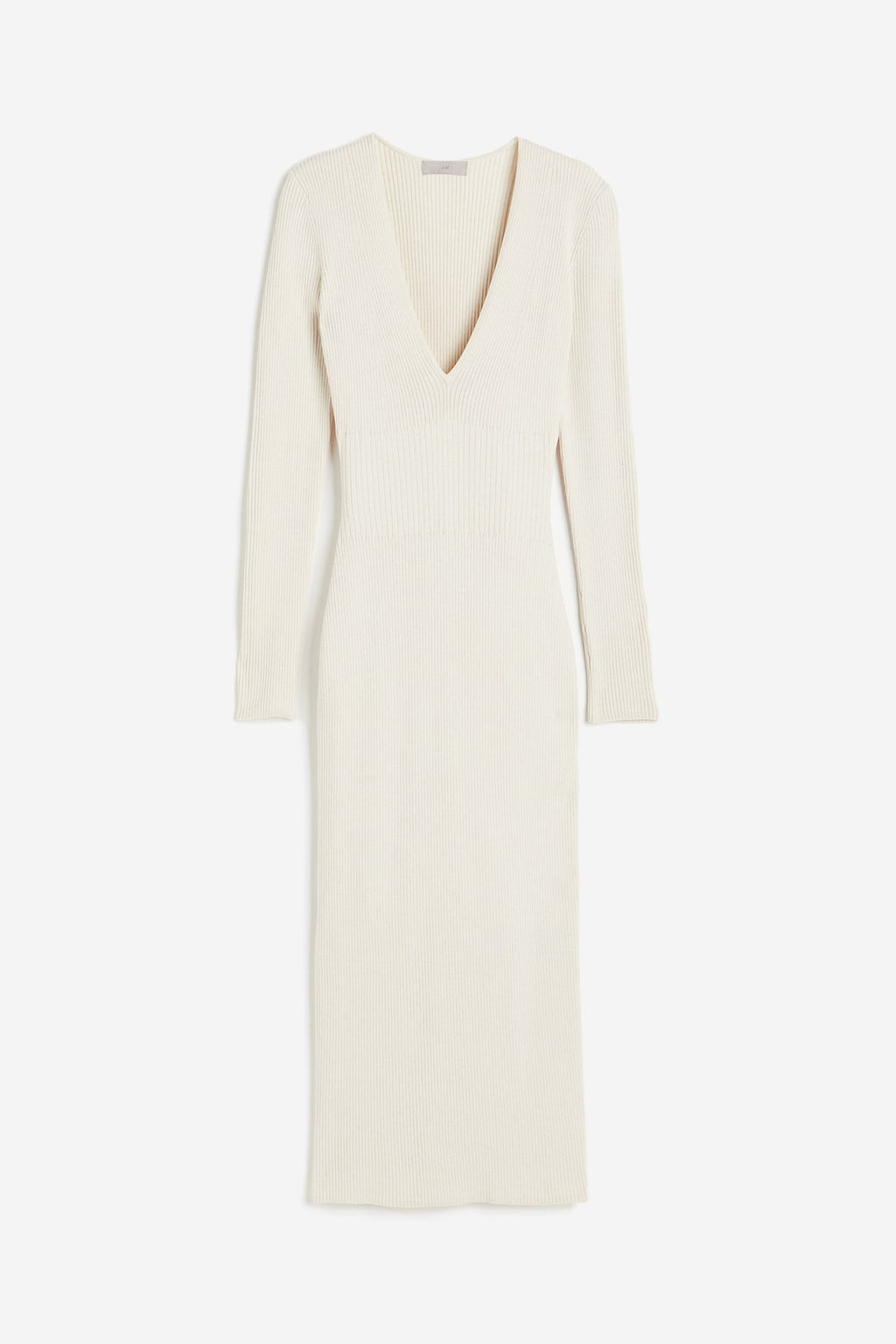 Vestido ajustado en punto de canale - H&m фото 5