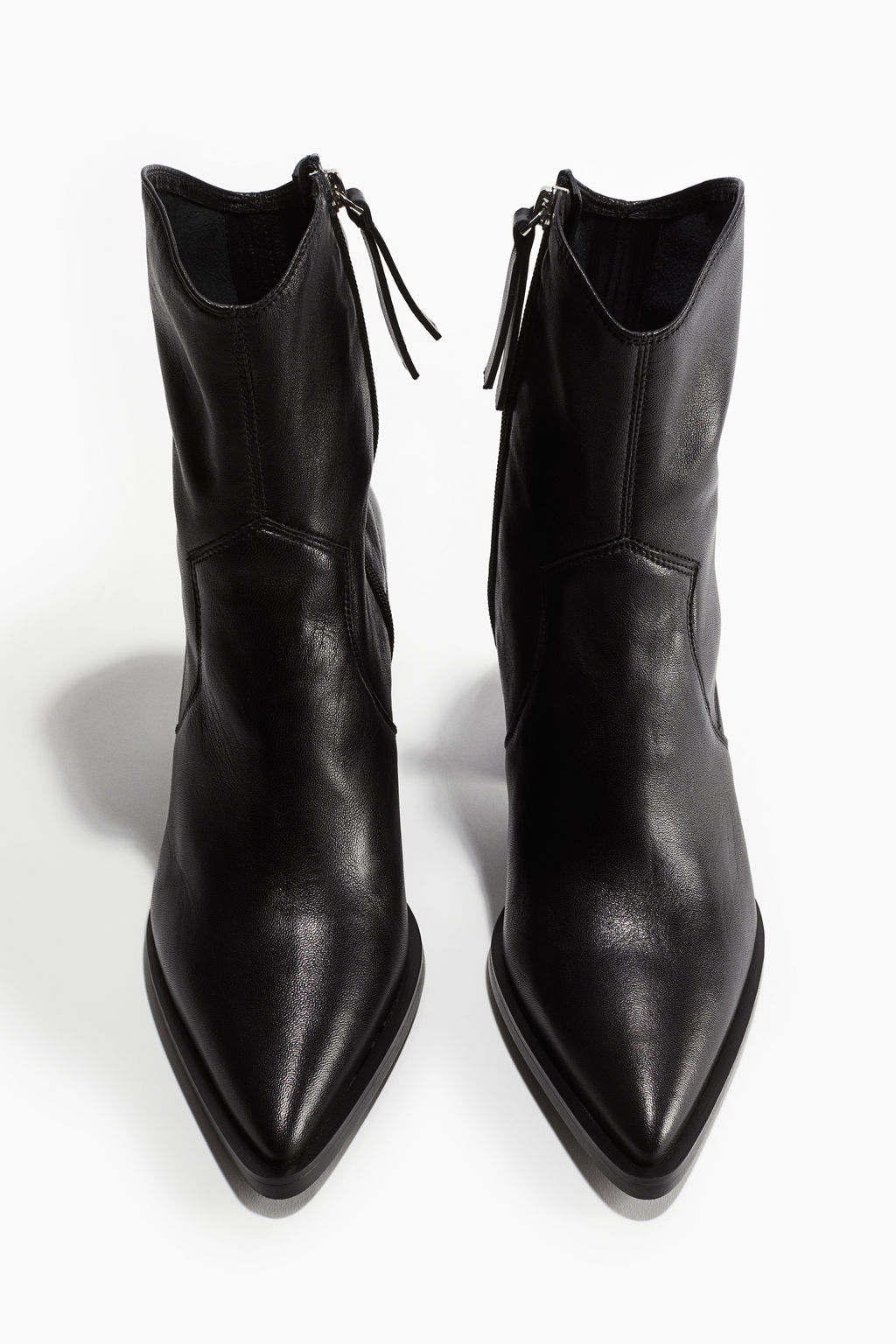 Botines cowboy de piel - H&m фото 8